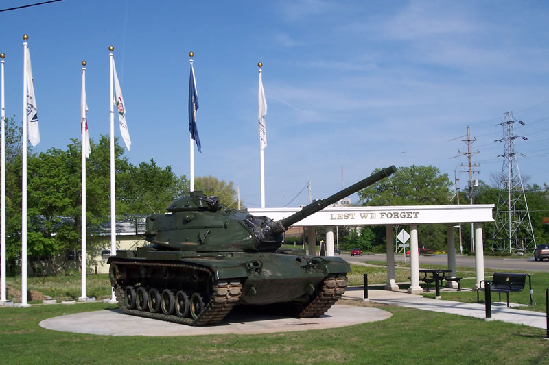 m60 tank statue